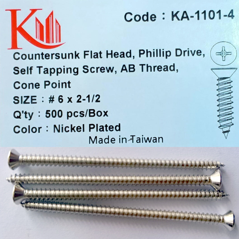 S/C SCREW BOX 6x2 - 1/2 KA-1101-4