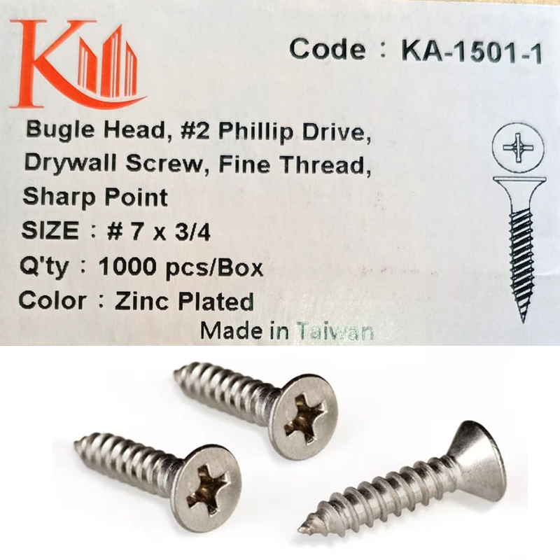 S/C SCREW BOX 7x 3/4 KA-1501-1