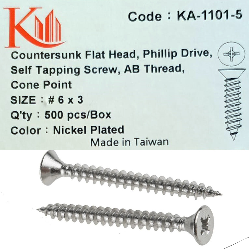 S/C SCREW BOX 6x3  KA-1101-5
