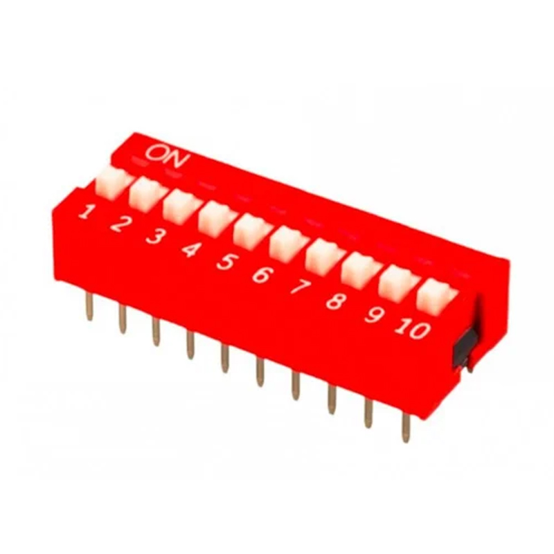 10 WAY POSTION SLIDE SWITCH DIP