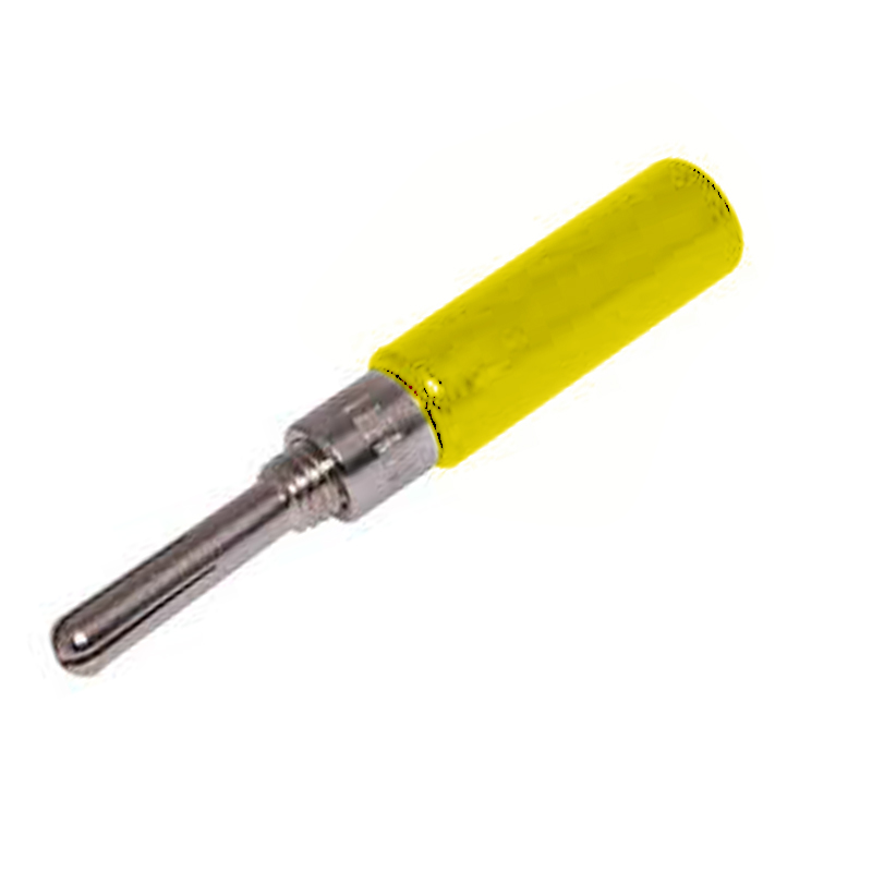 BANANA MALE PIN ALTRONICS YELLOW