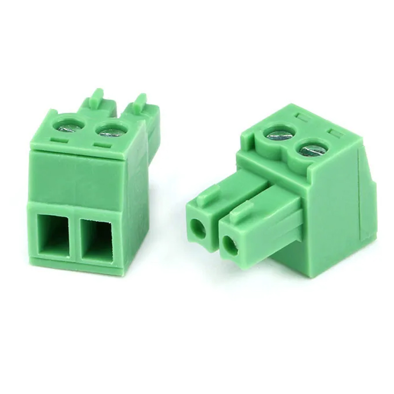 2PIN GREEN JACK 3.81MM SMALL M