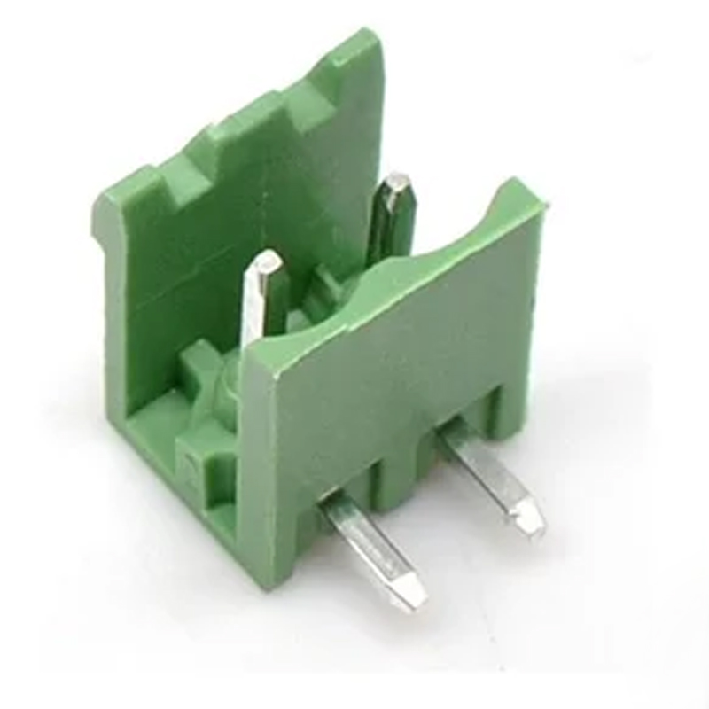 2PIN GREEN JACK 5.08 F SIDE PIN