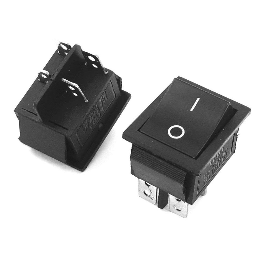 SWITCH KCD4 ON/OFF 4PIN BIG BLACK