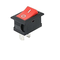 SWITCH KCD1 SM601 ON OFF RED 2PIN SMALL