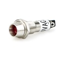 INDICATOR 24VDC METAL RED