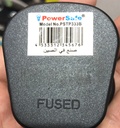 PLUG 3PIN PSTP333B BLACK 