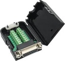DB15 PIN FEMALE SQ WITH COVER