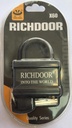 DOOR LOCK BLACK 30MM ZHX30