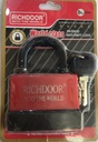 DOOR LOCK RED 80MM 