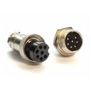 7PIN METAL CONNECTOR M/F SMALL