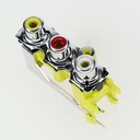 AUDIO JACK 3PIN PCB RCA