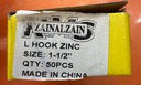 SCREW HOOK L 1 1/2 BOX