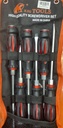 SCREW DRIVER SET BLACK 10005590