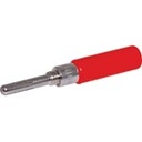 BANANA MALE PIN ALTRONICS RED