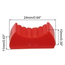 SLIDE VOLUME KNOB 24MM RED