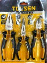 PLIER SET YELLOW 3PCS STTS10400