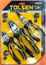 PLIER SET YELLOW 3PCS STTS10410