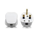 PLUG 3PIN 13A WHITE HB