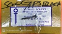 S/C SCREW GIPS BLACK 7X1 1/4"