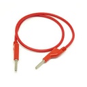 RED BANANA TO BANANA CABLE 1M