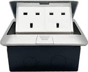 FLOOR SOCKET DOUBLE WITH CAT6 PORT