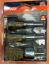 STEEL BRUSH SET 3PCS 6MM SD94943