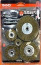 STEEL BRUSH SET 8PCS 6MM SD94944