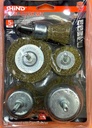 STEEL BRUSH SET 5PCS SD94945