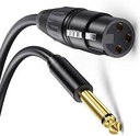 STEREO TO XLR 3PIN 6.35MM 5MTR