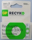 GP AAA 1.2V 650MAH BATTERY