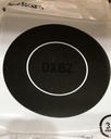 ON OFF SWITCH 1GANG DXBZ BLACK 7X7