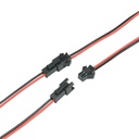 2PIN W/J JST M/F BLACK