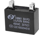AC/C 4.5UF CAPACITOR 4PIN BLACK 450VAC