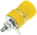 4MM BANANA FEMALE SOCKET YELLOW