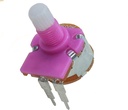 500K VOLUME DIMMER 4 PIN PINK