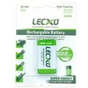 LECXO BATTERY 9V 300MAH RECHARGEABLE
