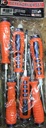 SCREW DRIVER SET ORINGE/BLACK 10005589