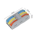 AUTO CONNECTOR 3IN3 OUT KV313