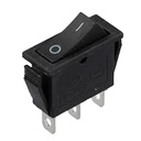 SWITCH KCD3 BELL BUTTON 3PIN BLACK