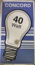 BULB 40W 110V RED CONCORD 