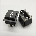 SWITCH PUSH ON BIG KCD4 6PIN BLACK AUTO