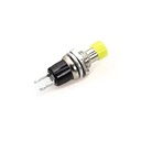 SWITCH PBS-110 7MM PUSH ON 2PIN BUTTON YELLOW NOB 