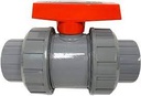 PVC WATER VAL 1" UNION GRAY
