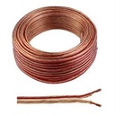SPEAKER WIRE TRANSPARENT 2.5MM Q POWER