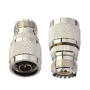 BNC UHF SO-239 Female Jack to N Male Plug RF