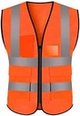 SAFTY JACKET ORINGE WITH POCKET 10006153