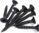 S/C 2CM 7X3/4" SCREW WOOD BLACK FLAT HEAD OPEN