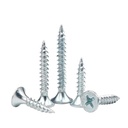 S/C 5CM 7X2" SCREW WOOD SILVER FLAT HEAD OPEN