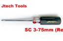 SCREW DRIVER SC-75MM (+) RED JETECH